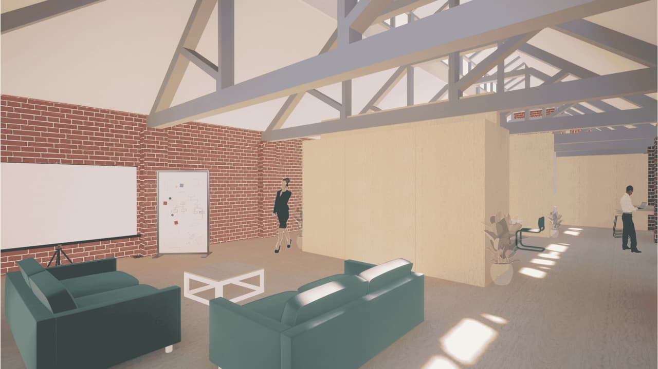 Forsa's private meeting rooms at the top floor of the building.